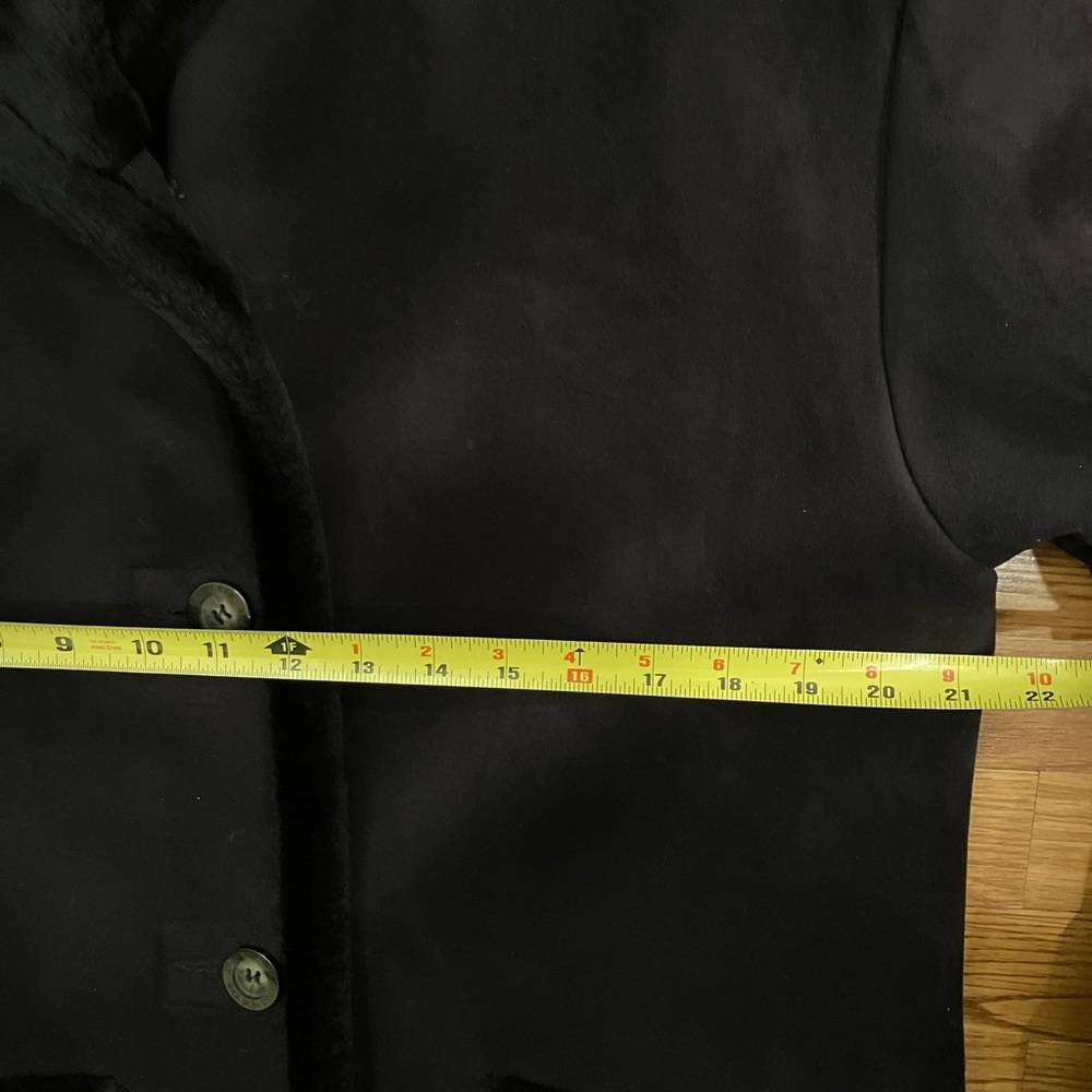 Jones New York Small Faux Suede black coat - Picture 14 of 16